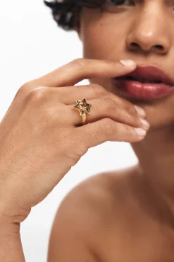 Anillo con centro de estrella Zalio