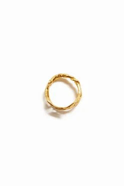 Anillo mensaje baño oro Zalio