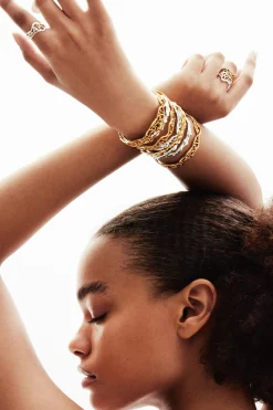 Anillo mensaje baño oro Zalio