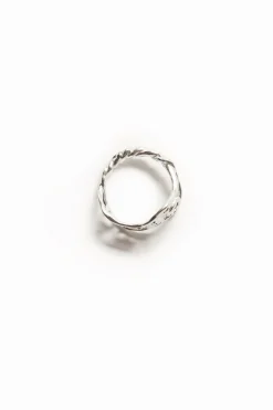 Anillo mensaje baño plata Zalio