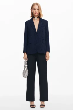 Blazer bordado flores