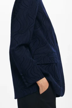 Blazer bordado flores