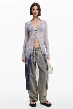 Blusa cuello pico volantes