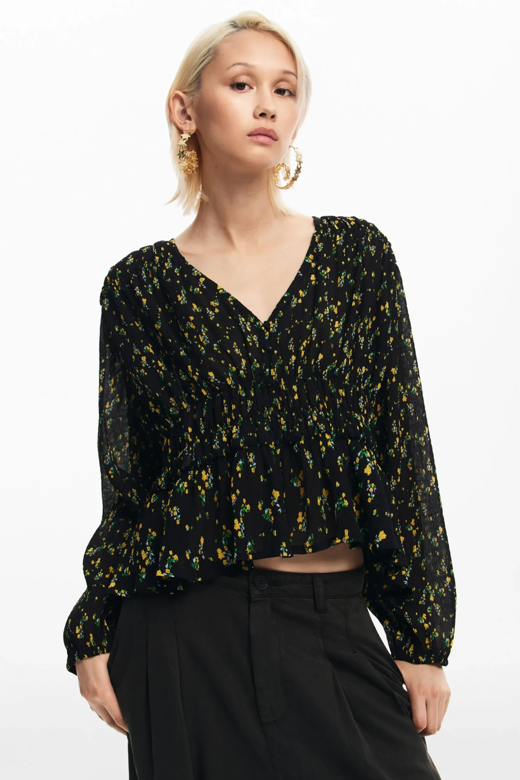 Blusa estampado flores