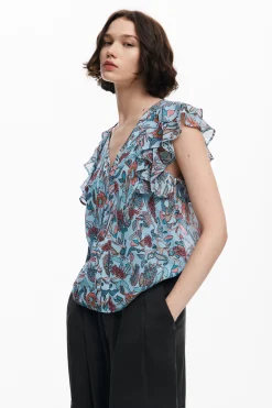 Blusa estampado flores