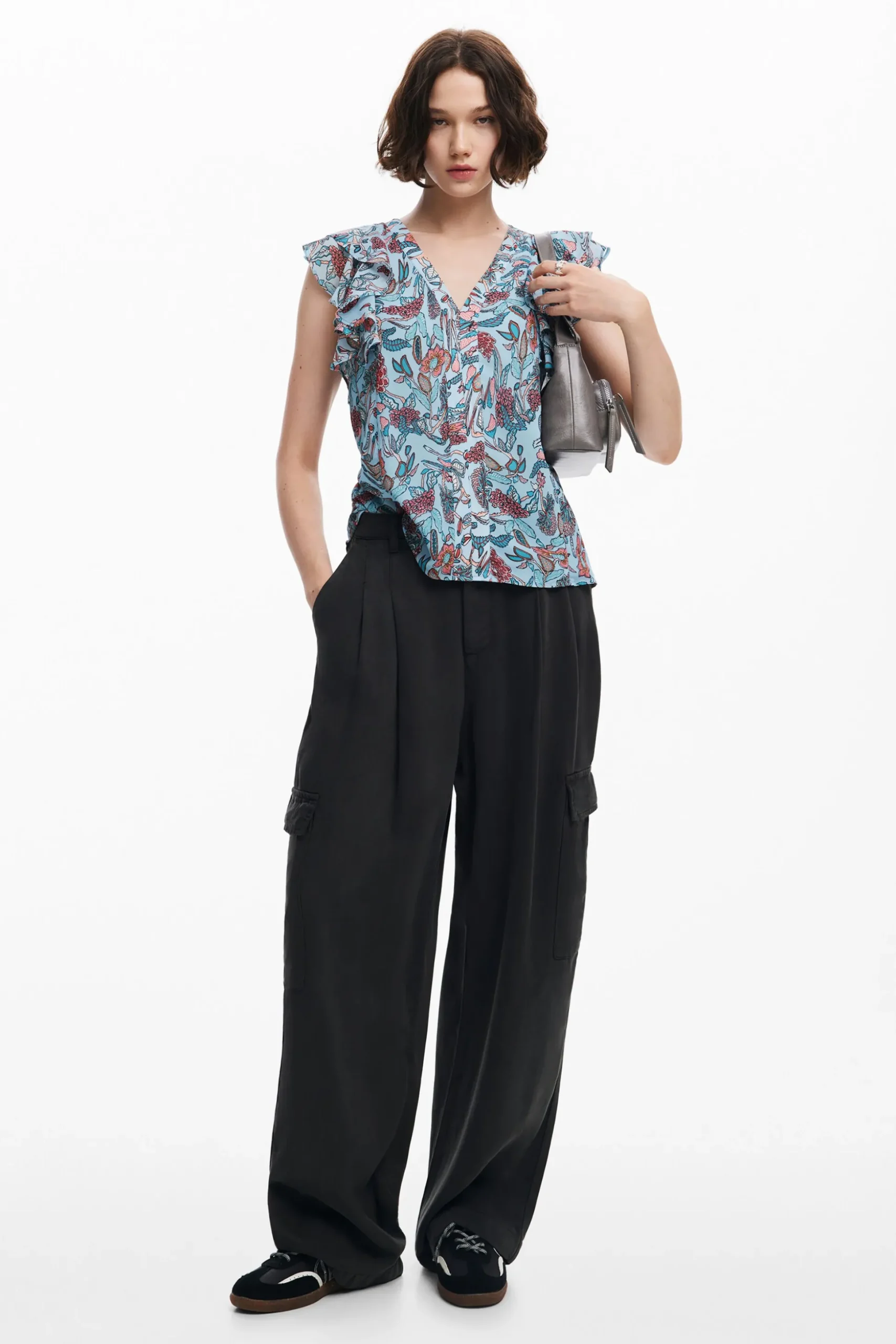 Blusa estampado flores