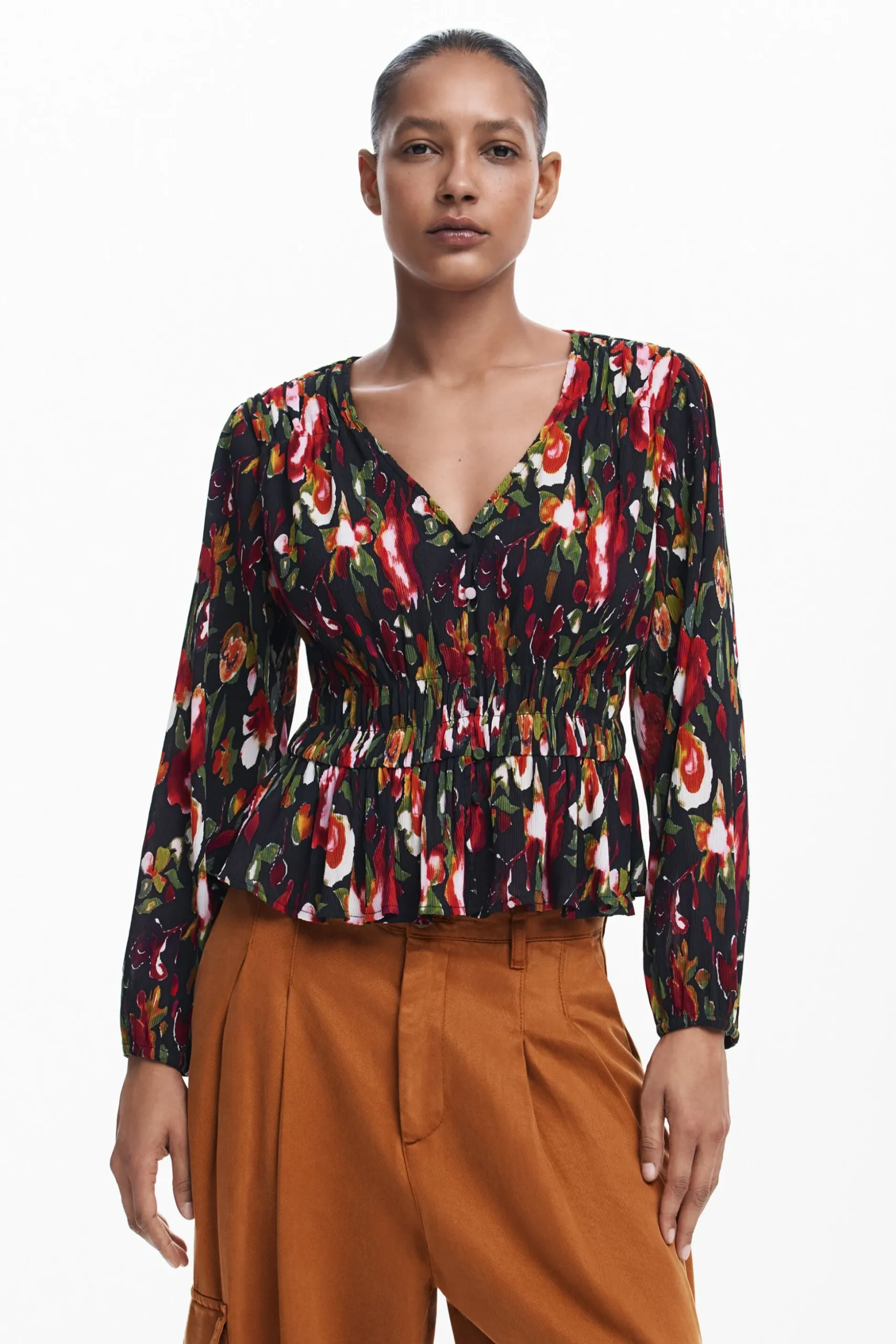 Blusa flores