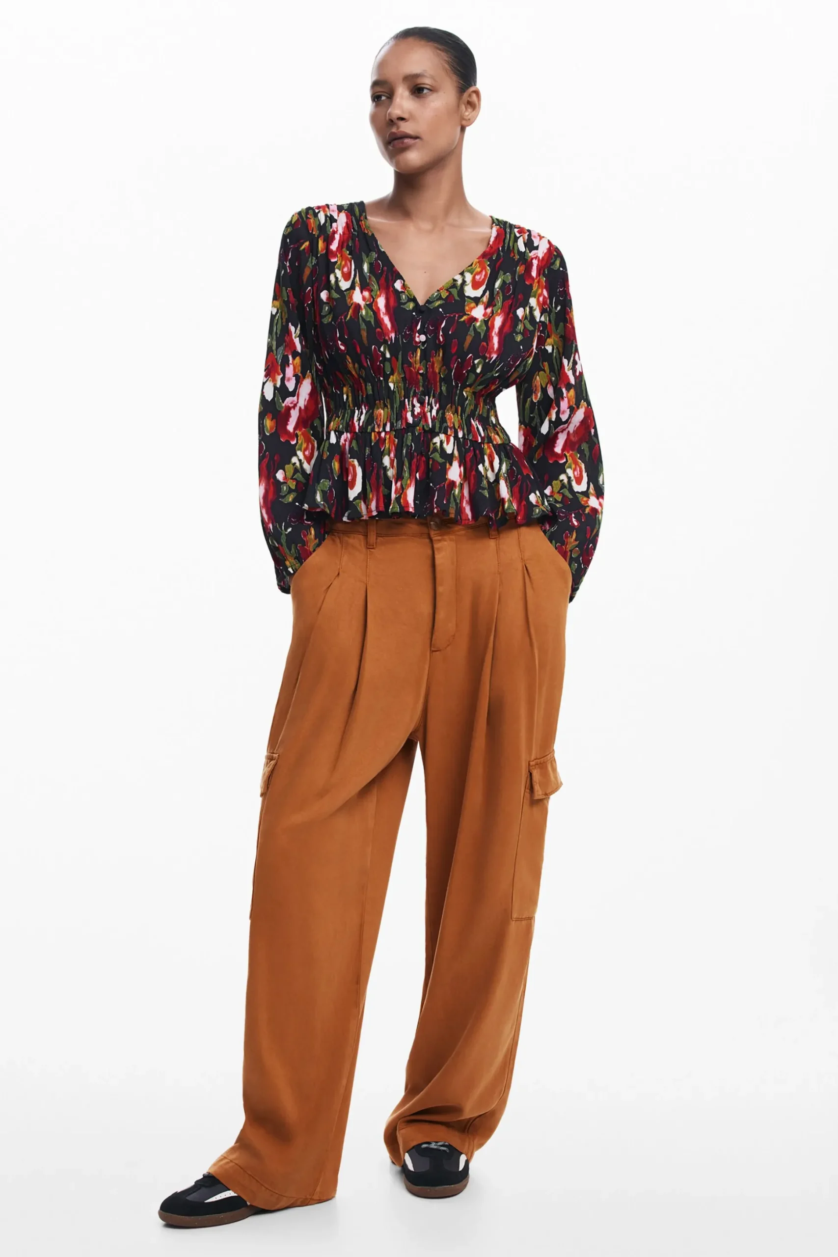 Blusa flores