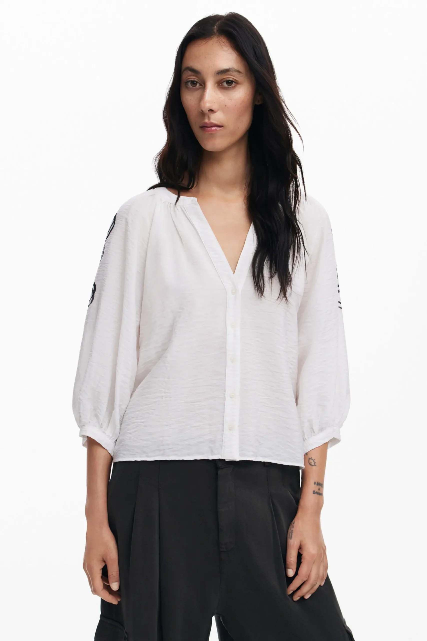 Blusa flores