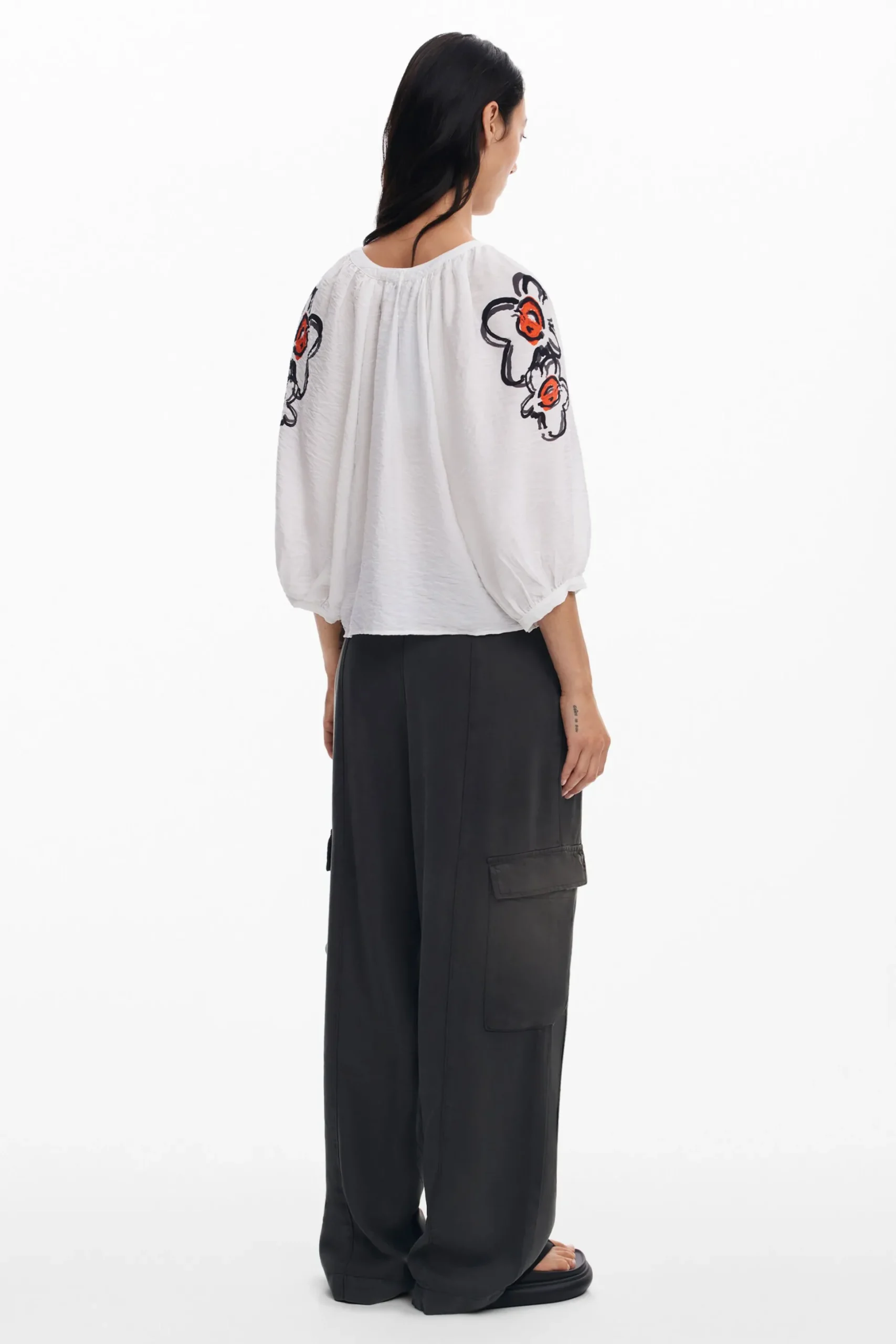 Blusa flores