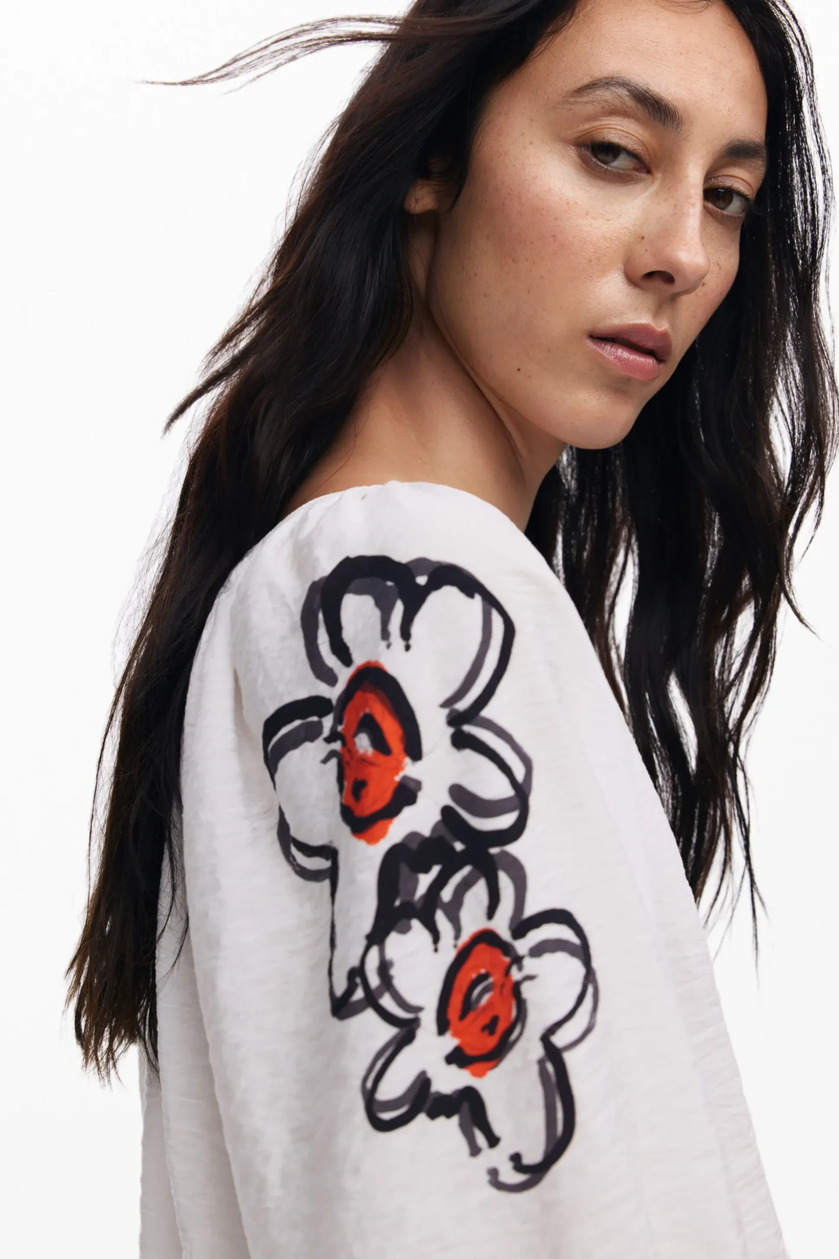 Blusa flores