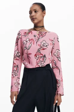 Blusa flores