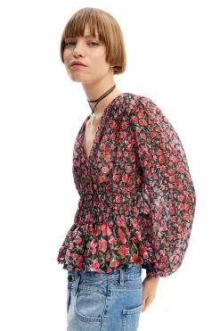 Blusa plumeti flores