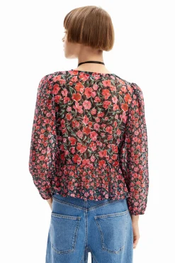 Blusa plumeti flores