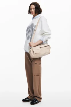 Bolso baguette multibolsillo