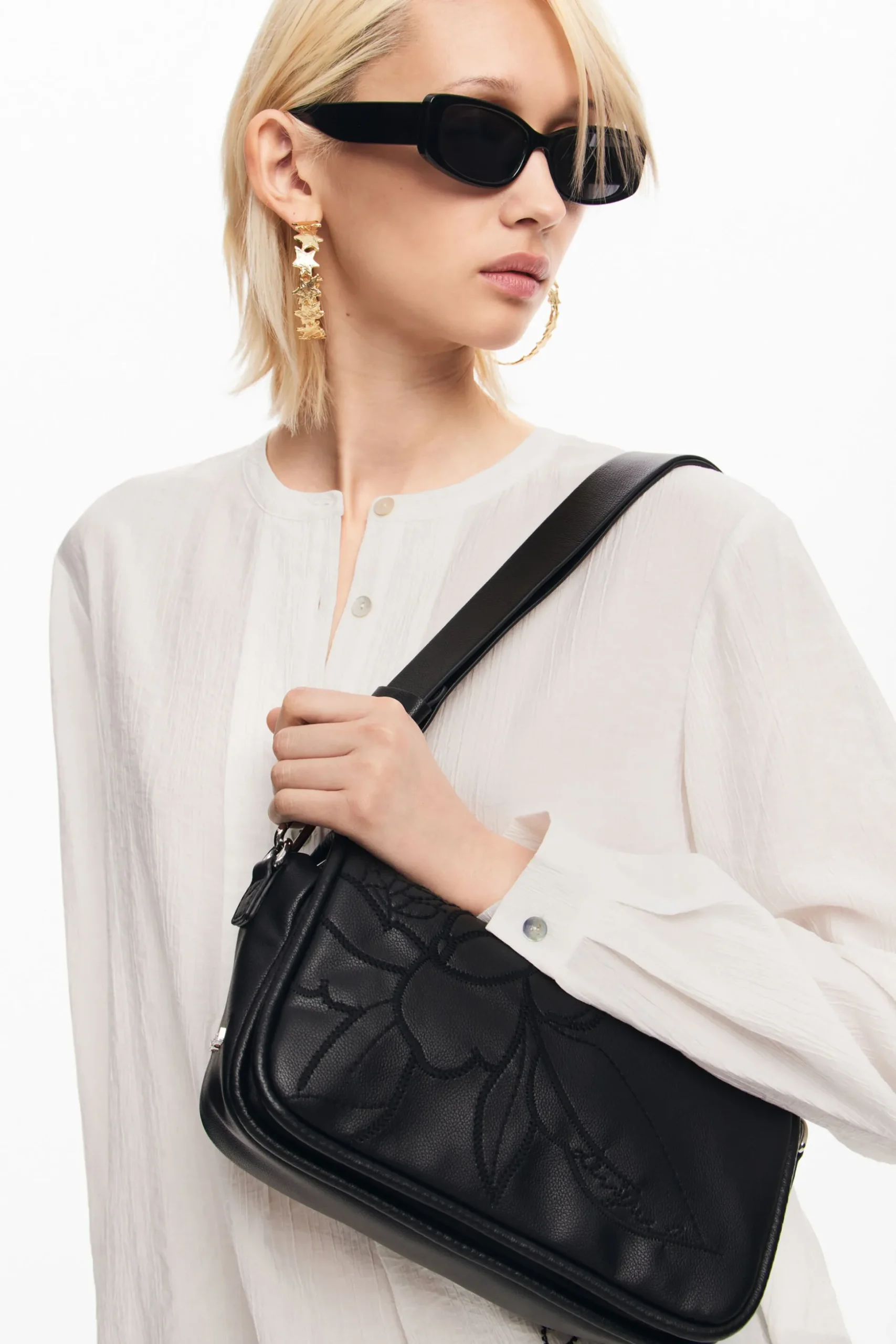 Bolso bandolera flores