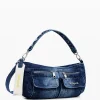 Bolso de hombro denim