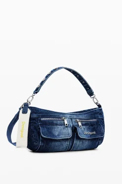 Bolso de hombro denim