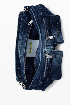 Bolso de hombro denim