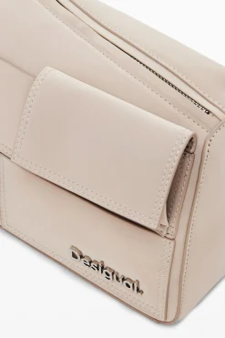 Bolso de hombro multibolsillos