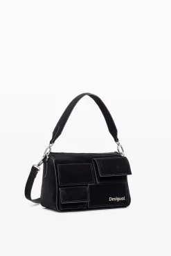 Bolso de hombro multibolsillos