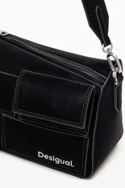 Bolso de hombro multibolsillos