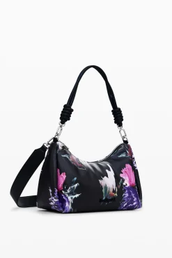 Bolso de mano acolchado flores