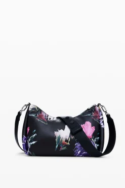 Bolso de mano acolchado flores