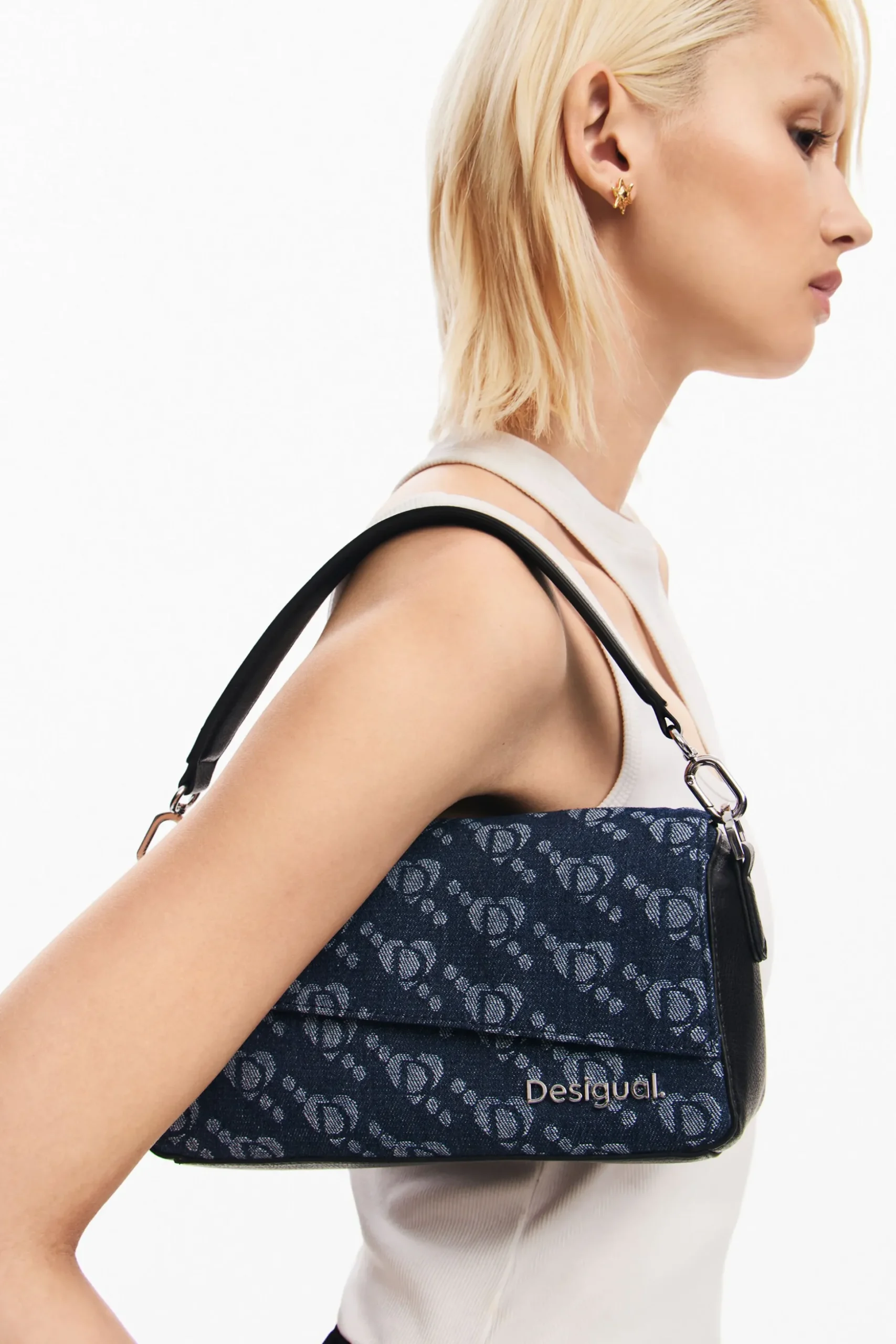 Bolso de mano logo Desigual