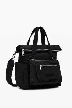 Bolso de mano multibolsillo nylon
