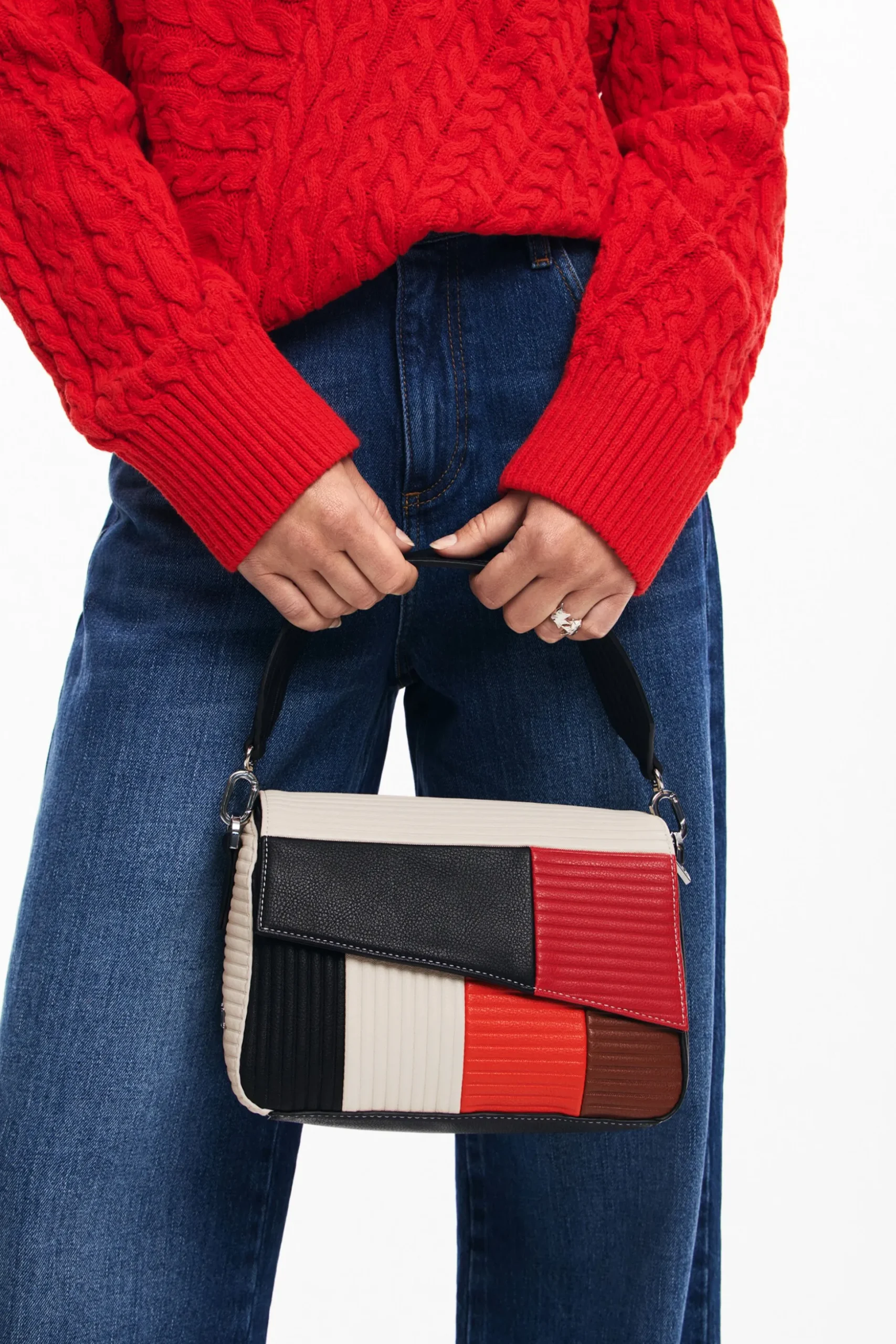 Bolso de mano texturas