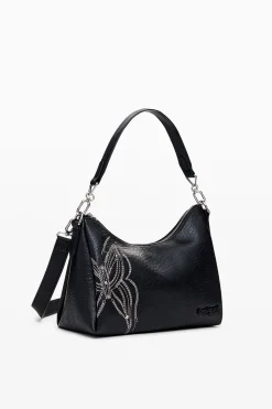 Bolso M grabado mariposa
