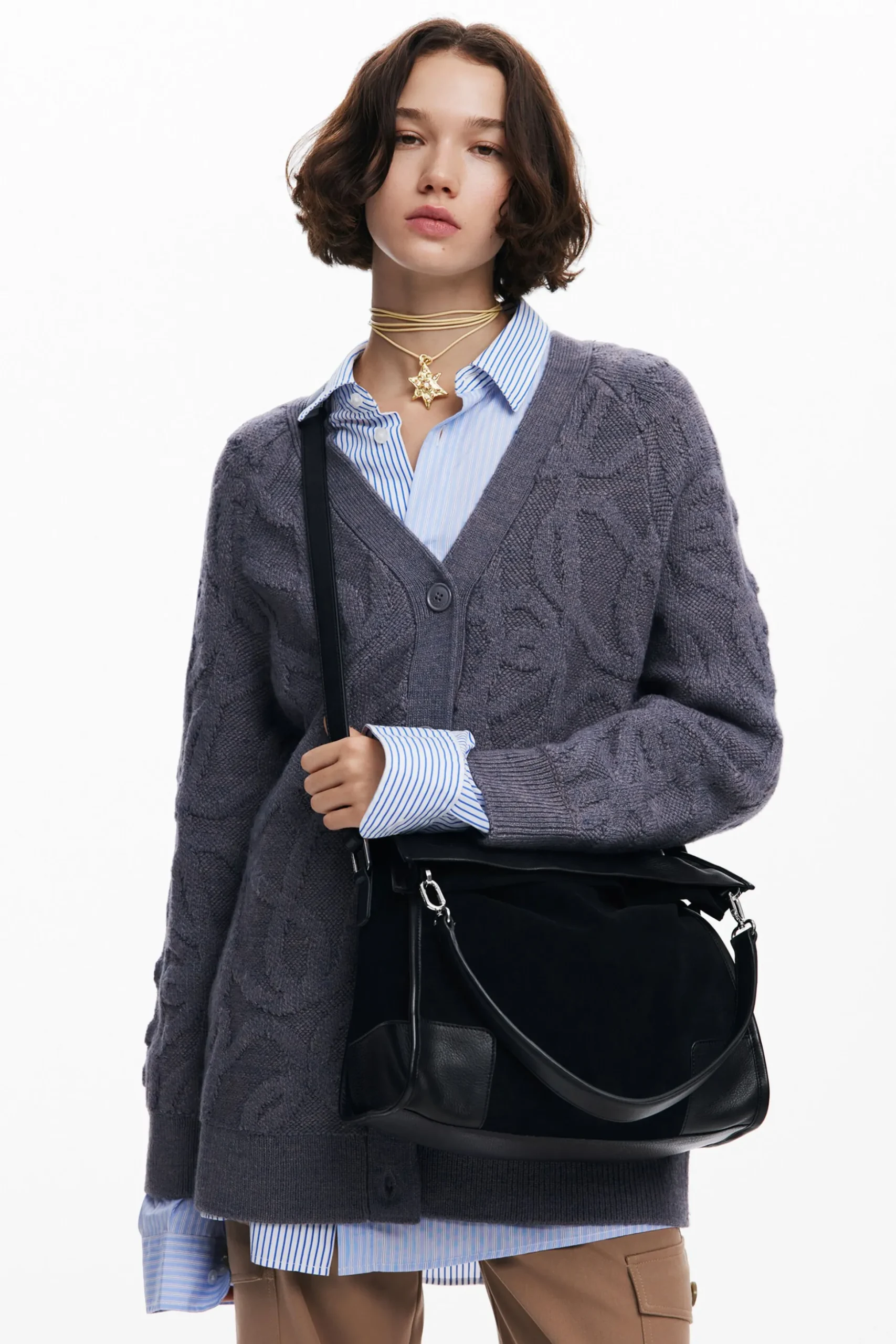 Bolso M piel