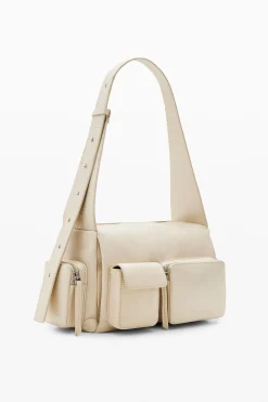 Bolso mediano piel bolsillos