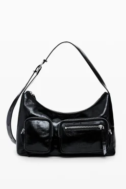 Bolso piel bolsillos