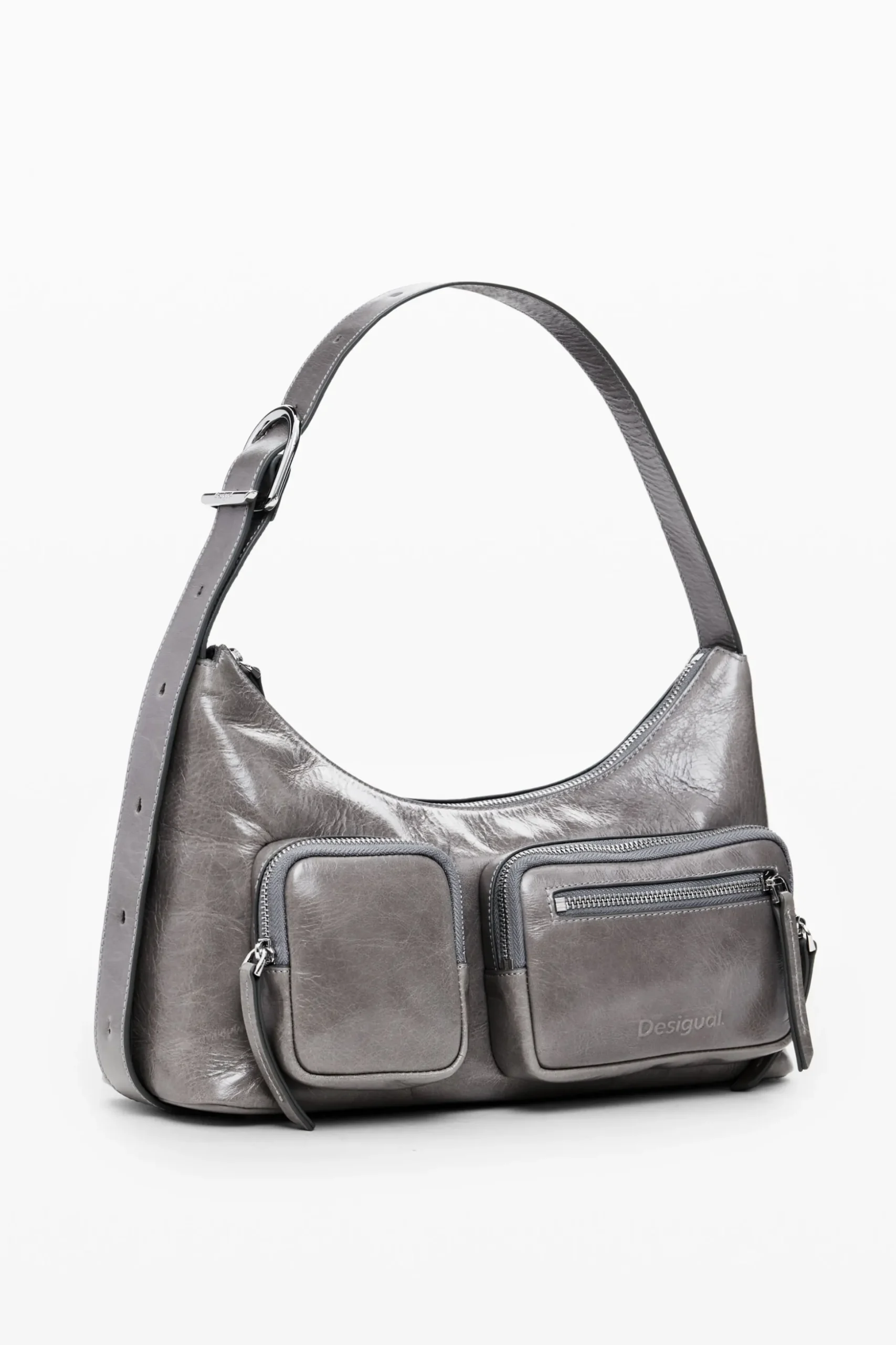 Bolso piel bolsillos