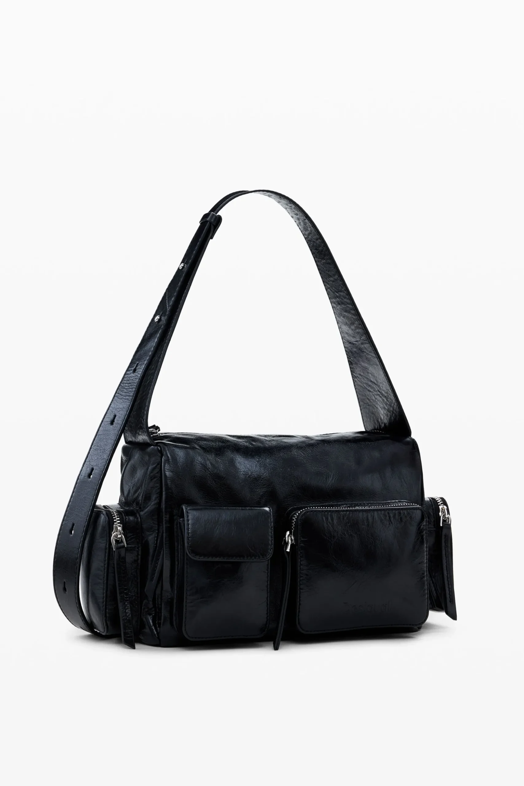 Bolso piel M bolsillos