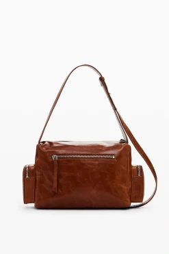 Bolso piel M bolsillos