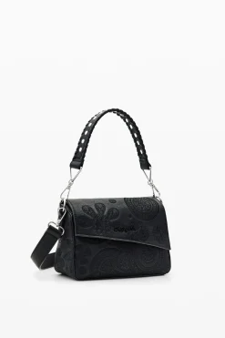 Bolso S bordado tachuelas