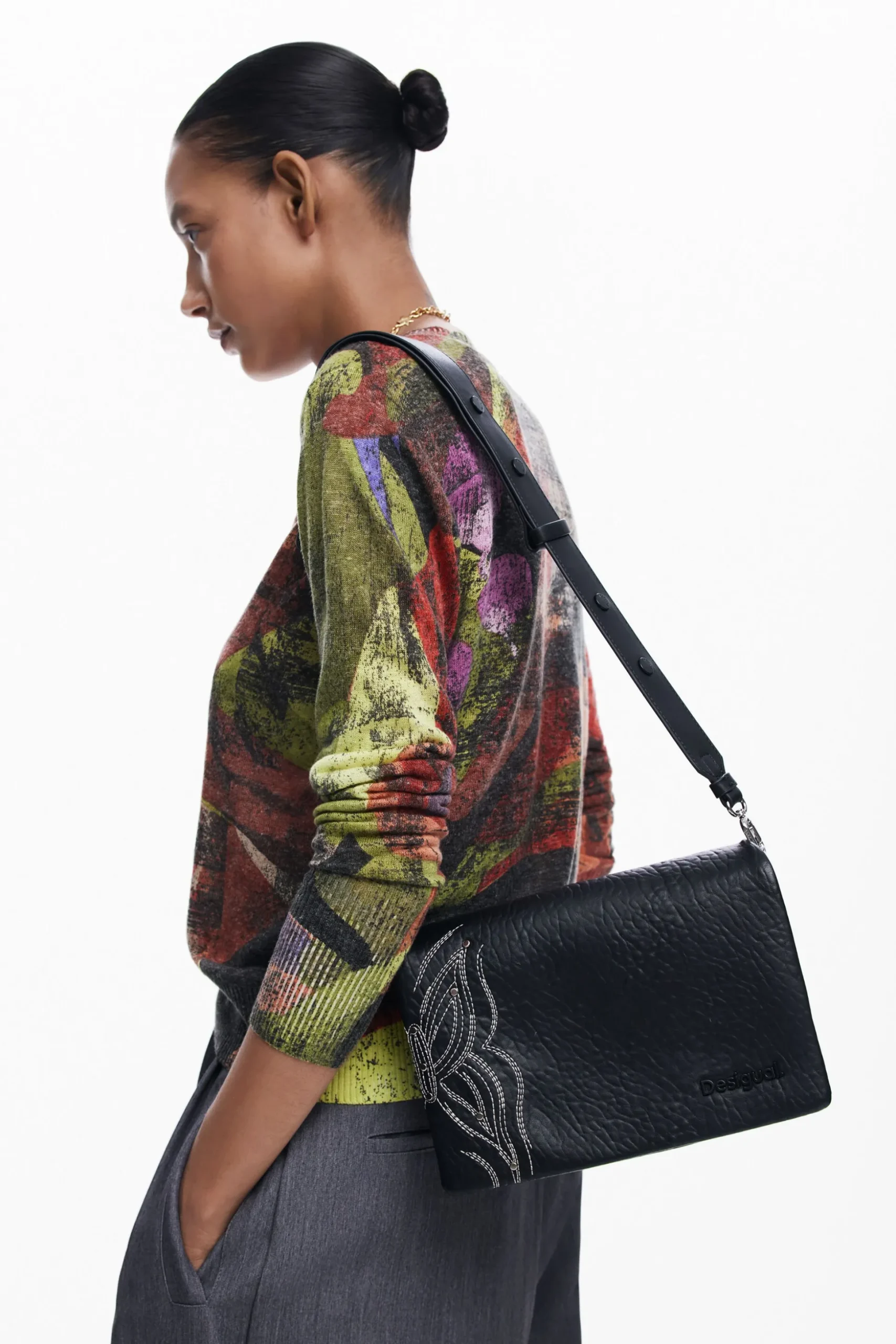 Bolso S grabado mariposa