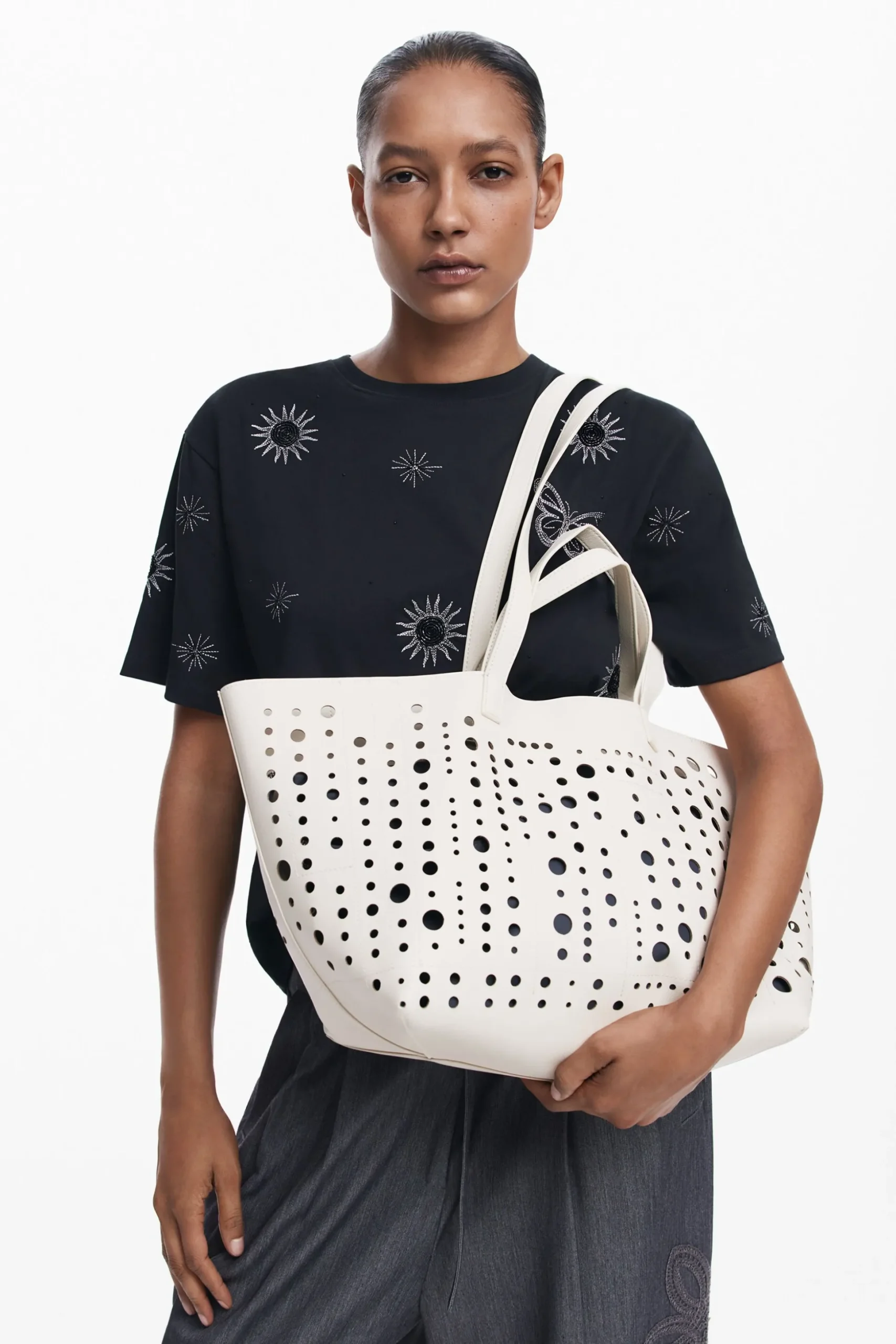 Bolso shopper círculos