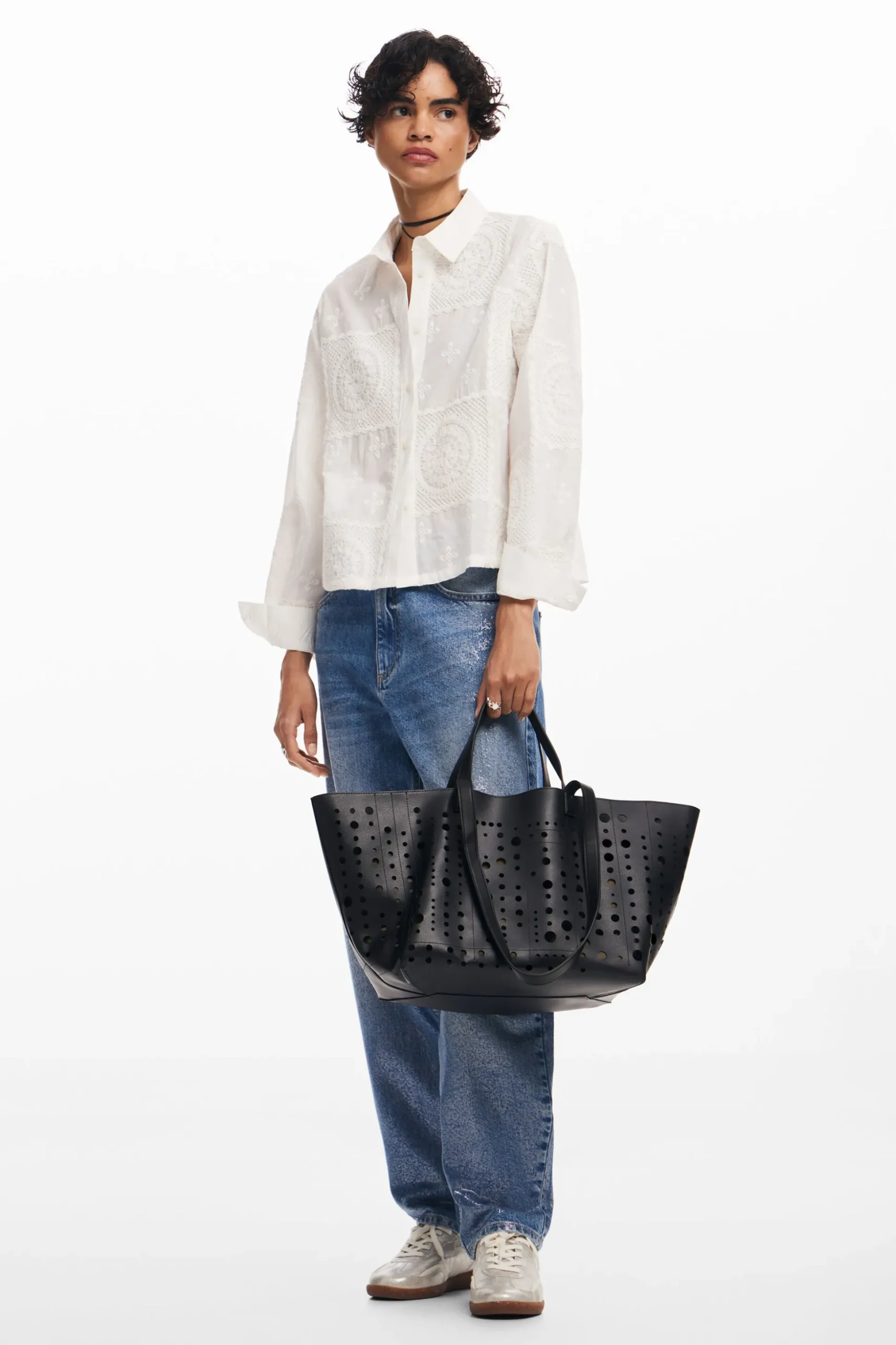 Bolso shopper círculos