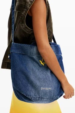 Bolso shopper L reversible denim
