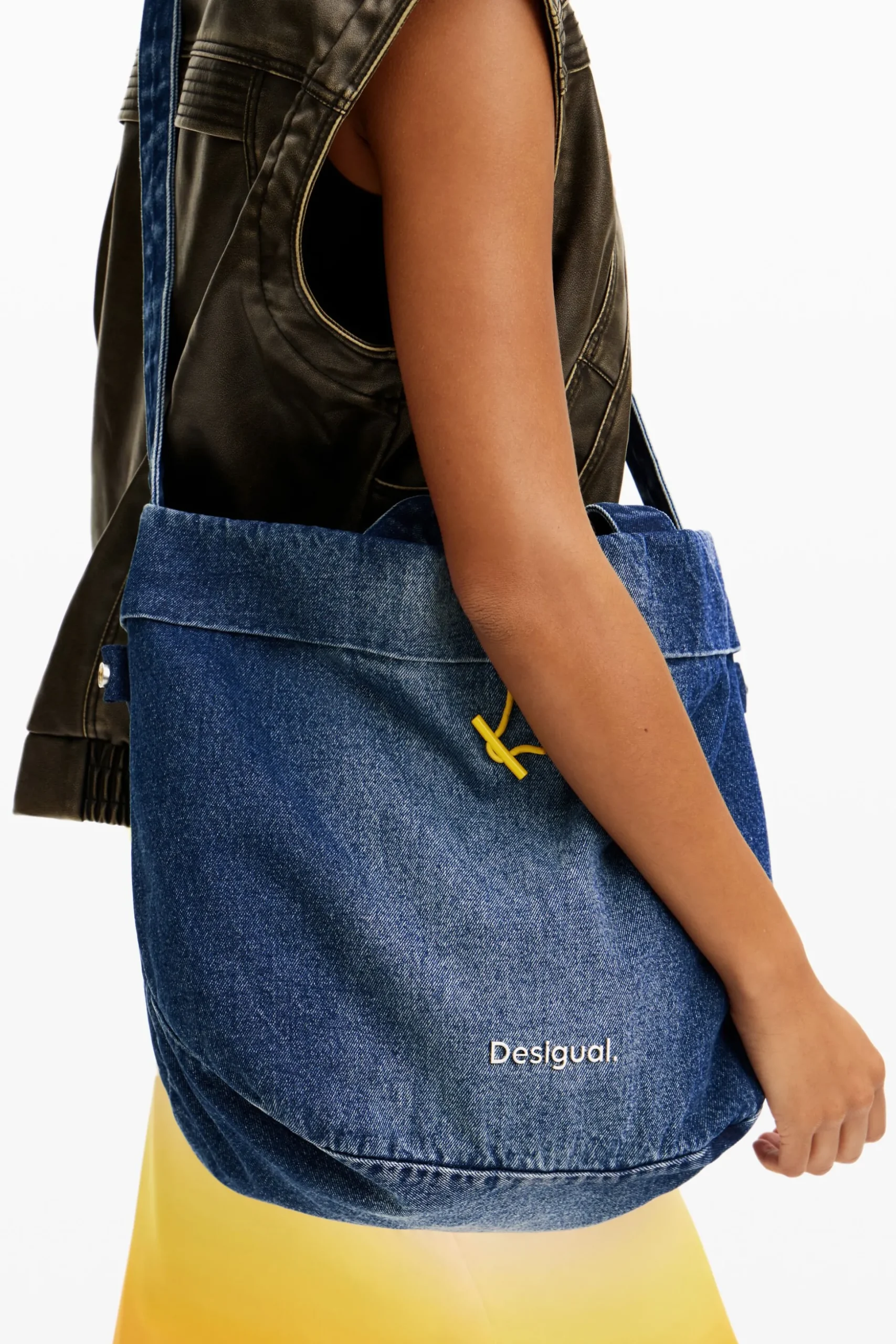 Bolso shopper L reversible denim