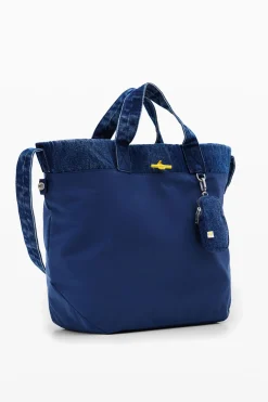 Bolso shopper L reversible denim