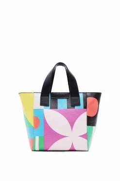 Bolso shopper M geométrico