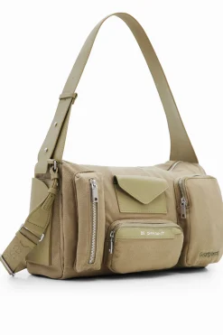 Bolso XL canvas bolsillos