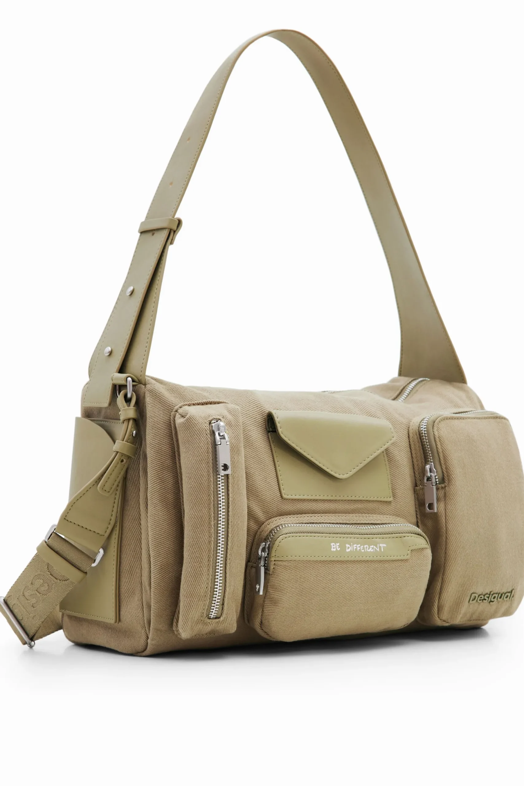Bolso XL canvas bolsillos
