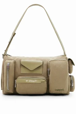 Bolso XL canvas bolsillos