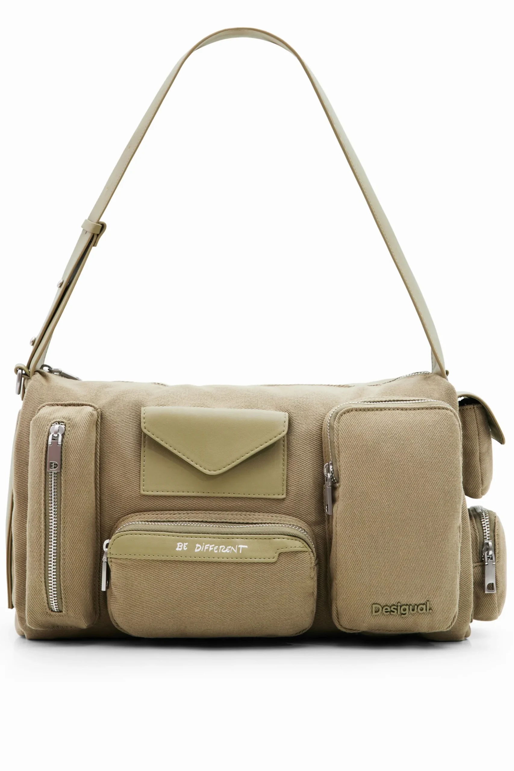 Bolso XL canvas bolsillos